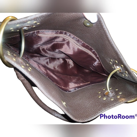 Boho shoulder bag with stitch front - Picture 4 of 4